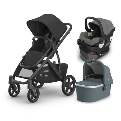 UPPAbaby Vista V3 From Birth Complete Travel System (Stroller + Mesa V3 Infant Car Seat + Bassinet V3)
