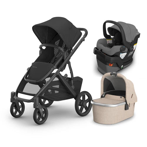 UPPAbaby Vista V3 From Birth Complete Travel System (Stroller + Mesa V3 Infant Car Seat + Bassinet V3)