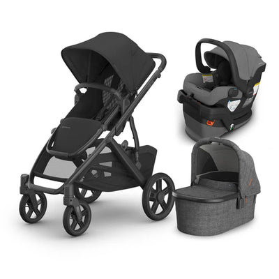UPPAbaby Vista V3 From Birth Complete Travel System (Stroller + Mesa V3 Infant Car Seat + Bassinet V3)
