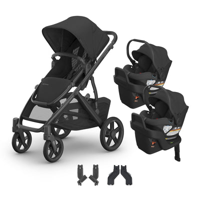 UPPAbaby Vista V3 + Aria Twin Travel System