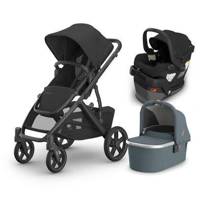 UPPAbaby Vista V3 From Birth Complete Travel System (Stroller + Mesa V3 Infant Car Seat + Bassinet V3)