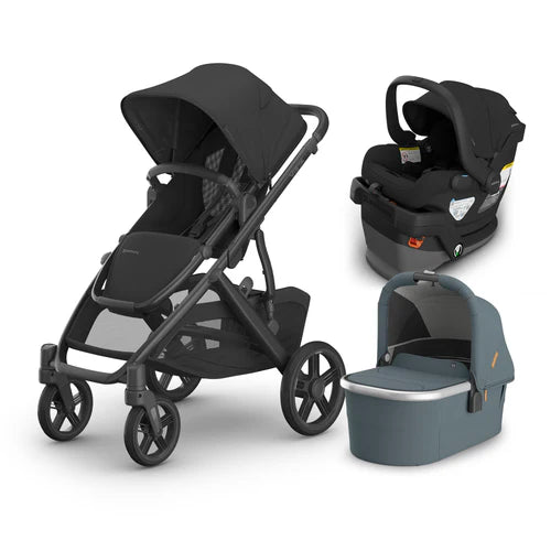 UPPAbaby Vista V3 From Birth Complete Travel System (Stroller + Mesa V3 Infant Car Seat + Bassinet V3)