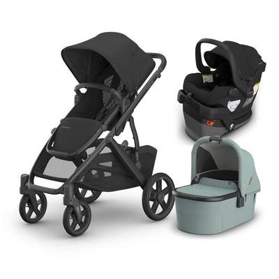 UPPAbaby Vista V3 From Birth Complete Travel System (Stroller + Mesa V3 Infant Car Seat + Bassinet V3)