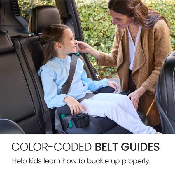 Britax UpNGo Backless Booster Car Seat – Raven Black- Strolleria
