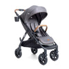 Grey Joie Caraway Whirl 2-in-1 Stroller - Side View with 360° Swivel Wheels | Strolleria