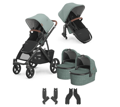 UPPAbaby Vista V3 + Bassinets Twin Bundle