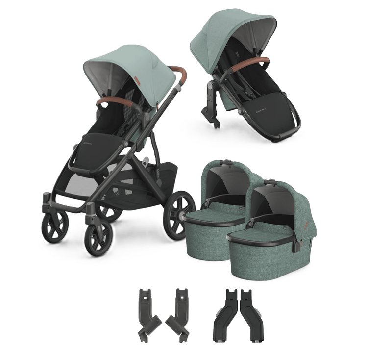 UPPAbaby Vista V3 + Bassinets Twin Bundle