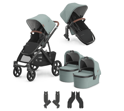 UPPAbaby Vista V3 + Bassinets Twin Bundle