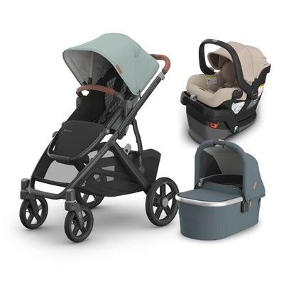 UPPAbaby Vista V3 From Birth Complete Travel System (Stroller + Mesa V3 Infant Car Seat + Bassinet V3)