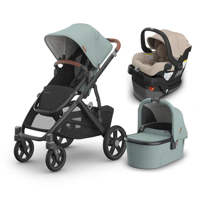 UPPAbaby Vista V3 From Birth Complete Travel System (Stroller + Mesa V3 Infant Car Seat + Bassinet V3)