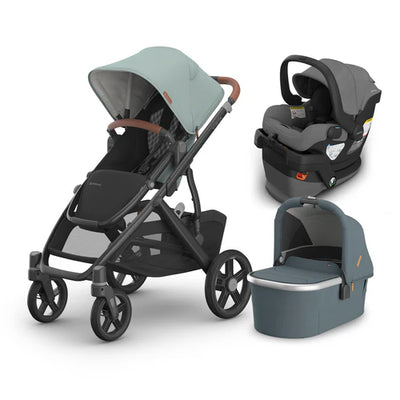 UPPAbaby Vista V3 From Birth Complete Travel System (Stroller + Mesa V3 Infant Car Seat + Bassinet V3)