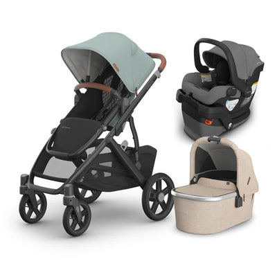 UPPAbaby Vista V3 From Birth Complete Travel System (Stroller + Mesa V3 Infant Car Seat + Bassinet V3)