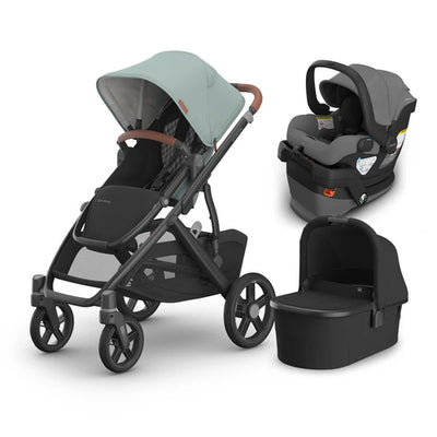 UPPAbaby Vista V3 From Birth Complete Travel System (Stroller + Mesa V3 Infant Car Seat + Bassinet V3)