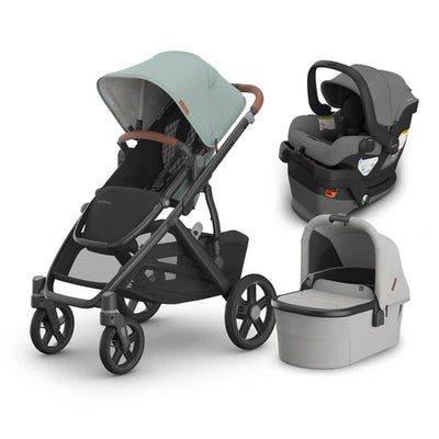 UPPAbaby Vista V3 From Birth Complete Travel System (Stroller + Mesa V3 Infant Car Seat + Bassinet V3)