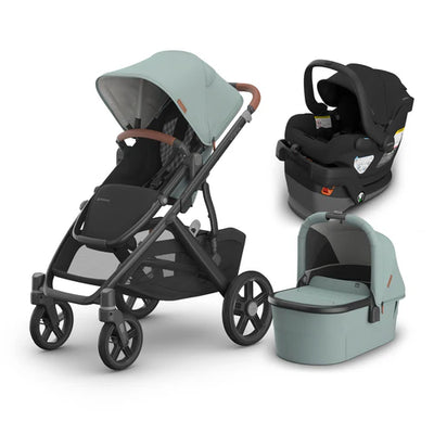 UPPAbaby Vista V3 From Birth Complete Travel System (Stroller + Mesa V3 Infant Car Seat + Bassinet V3)