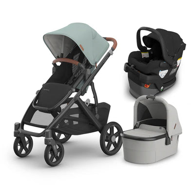 UPPAbaby Vista V3 From Birth Complete Travel System (Stroller + Mesa V3 Infant Car Seat + Bassinet V3)