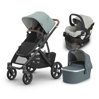 UPPAbaby Vista V3 From Birth Complete Travel System (Stroller + Mesa V3 Infant Car Seat + Bassinet V3)