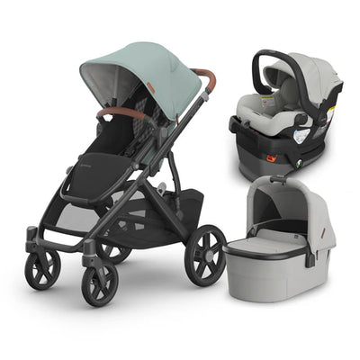UPPAbaby Vista V3 From Birth Complete Travel System (Stroller + Mesa V3 Infant Car Seat + Bassinet V3)