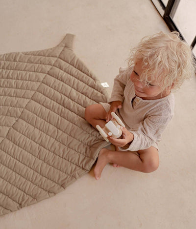 Toddlekind USA Leaf Mat In Tan