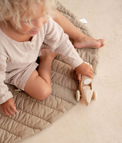 Toddlekind USA Leaf Mat In Tan