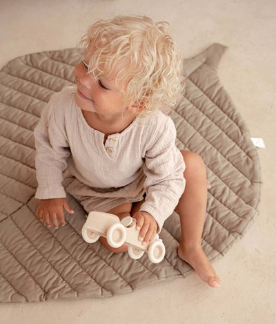 Toddlekind USA Leaf Mat In Tan