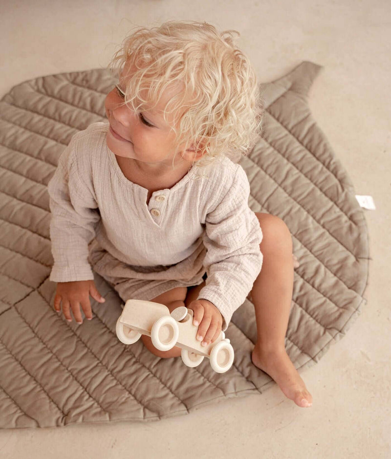 Toddlekind USA Leaf Mat In Tan
