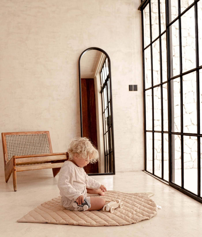 Toddlekind USA Leaf Mat in Sandstone
