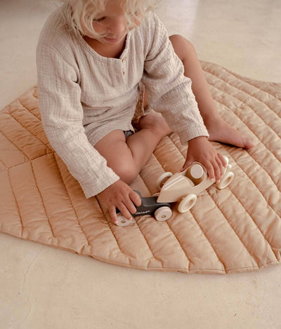 Toddlekind USA Leaf Mat in Sandstone