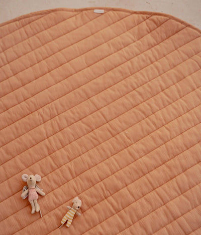 Toddlekind USA Snuggle Mat In Stripes - Camel