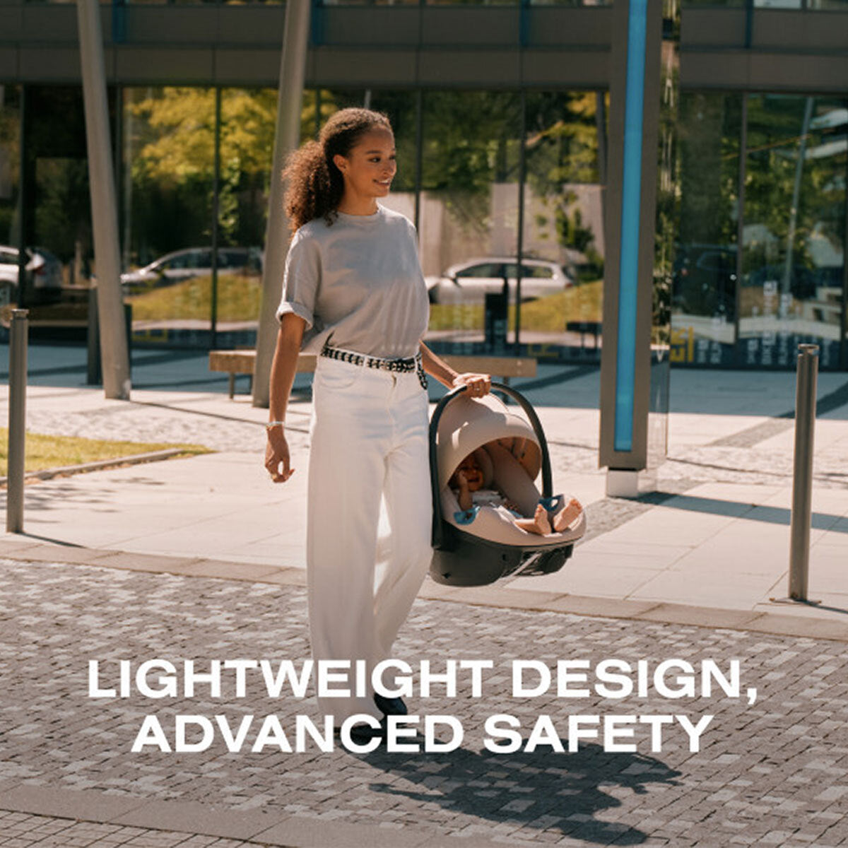 cybex aton safety Aton G2 Swivel Infant Car Seat with Load Leg Base by Cybex Almond Beige