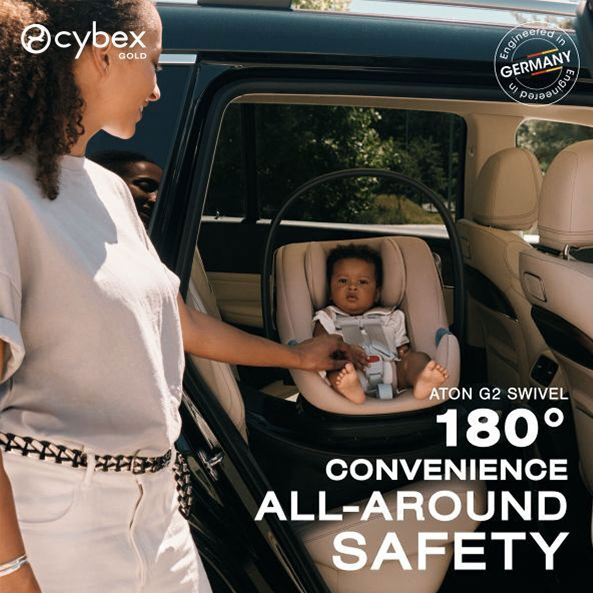 Cybex Aton G2 Swivel Infant Car Seat with Load Leg Base- Strolleria