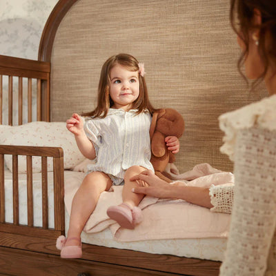 Maxi Cosi Quiet Luxury Headboard Crib - Dolce Oak Stain