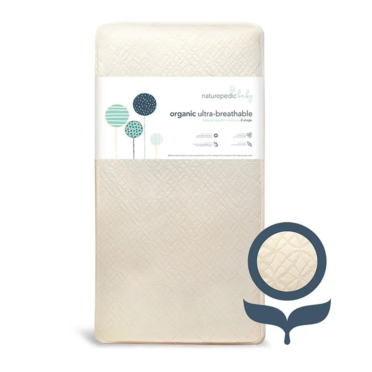 Naturepedic Breathable Ultra 252 2-Stage - Natural- Strolleria