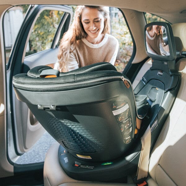 Chicco Fit360 Zip ClearTex Rotating Convertible Car Seat - Jet- Strolleria