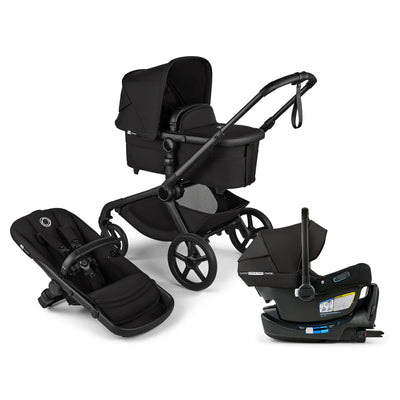 Bugaboo Kangaroo Complete Stroller + Turtle Air Shield By Nuna Car Seat Travel System