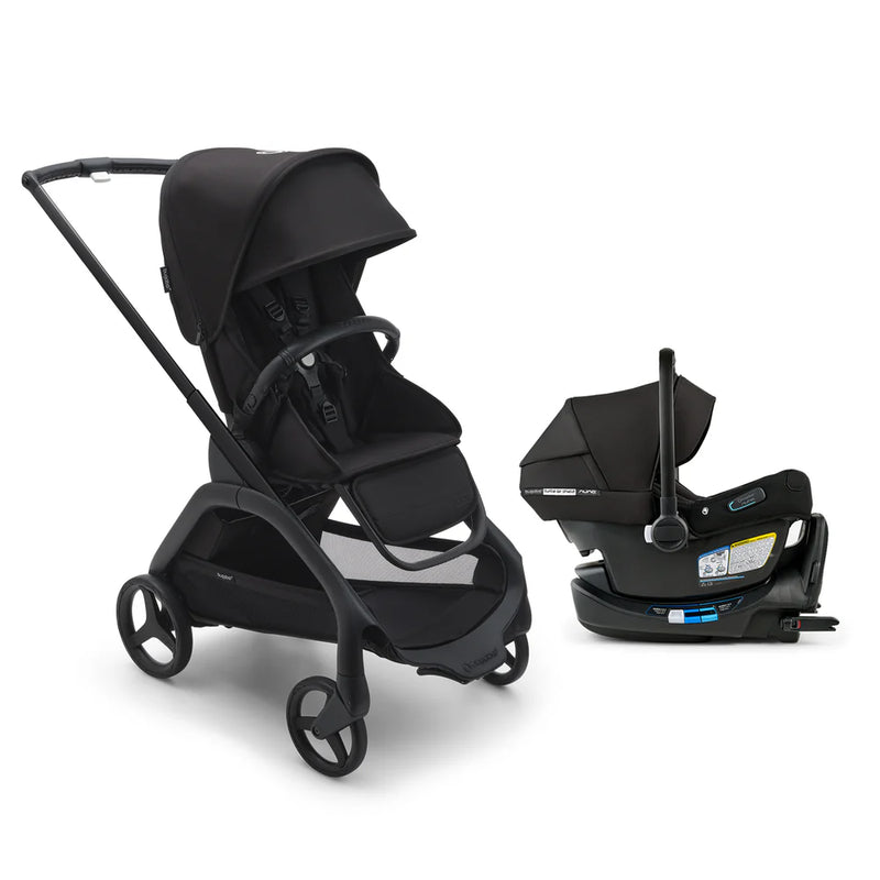bugaboo dragonfly black Bugaboo Dragonfly Seat Complete Stroller + Turtle Air Shield By Nuna C