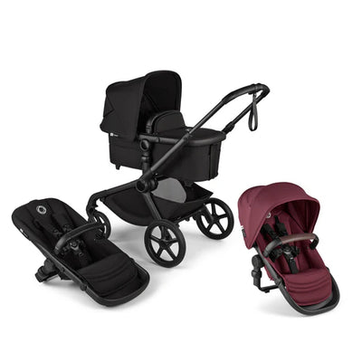 Bugaboo Kangaroo Complete Stroller + Bugaboo Kangaroo Sibling Seat Twin Bundle