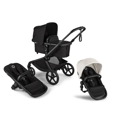 Bugaboo Kangaroo Complete Stroller + Bugaboo Kangaroo Sibling Seat Twin Bundle