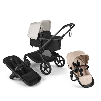 Bugaboo Kangaroo Complete Stroller + Bugaboo Kangaroo Sibling Seat Twin Bundle