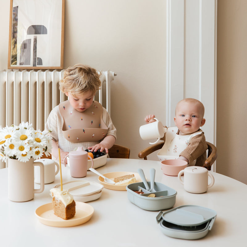 Mushie Dinnerware Fork and Spoon Set