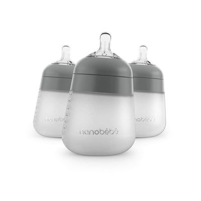 Nanobébé 9oz Flexy Silicone Baby Bottle