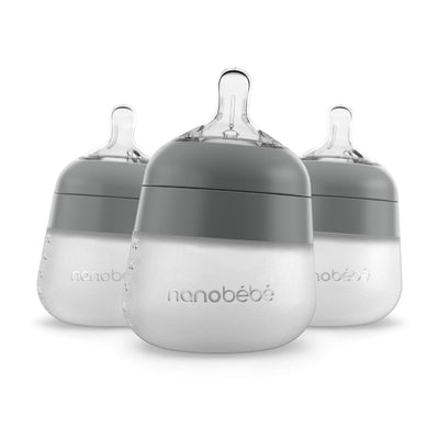 Nanobébé 5oz Flexy Silicone Baby Bottle