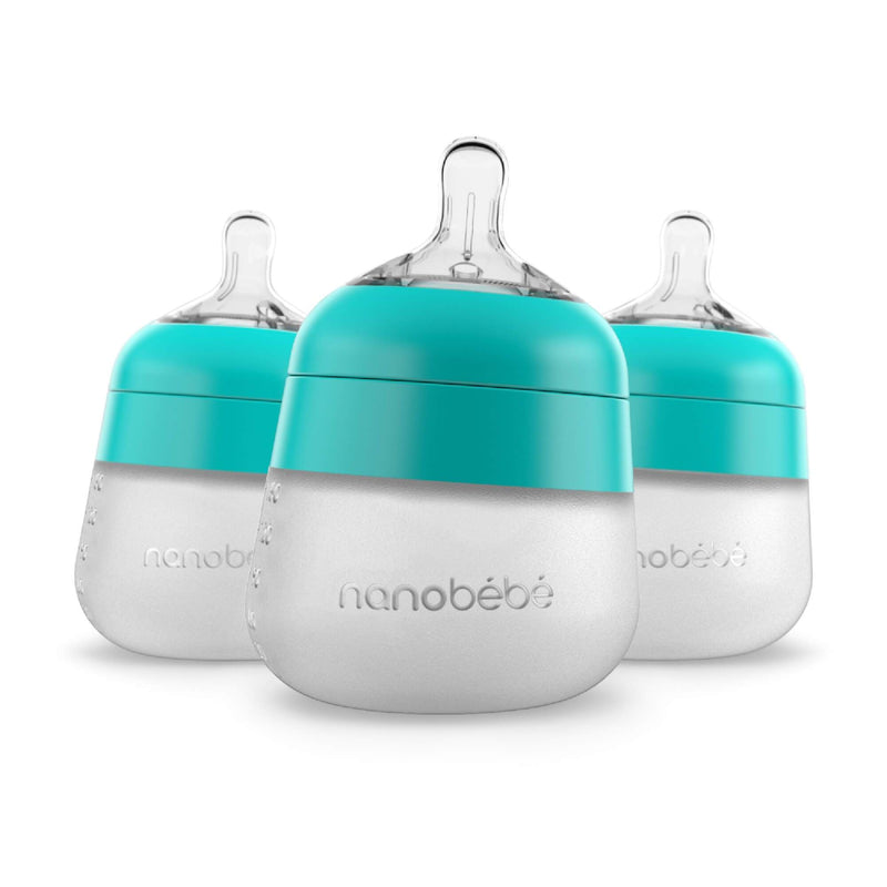 Nanobébé 5oz Flexy Silicone Baby Bottle