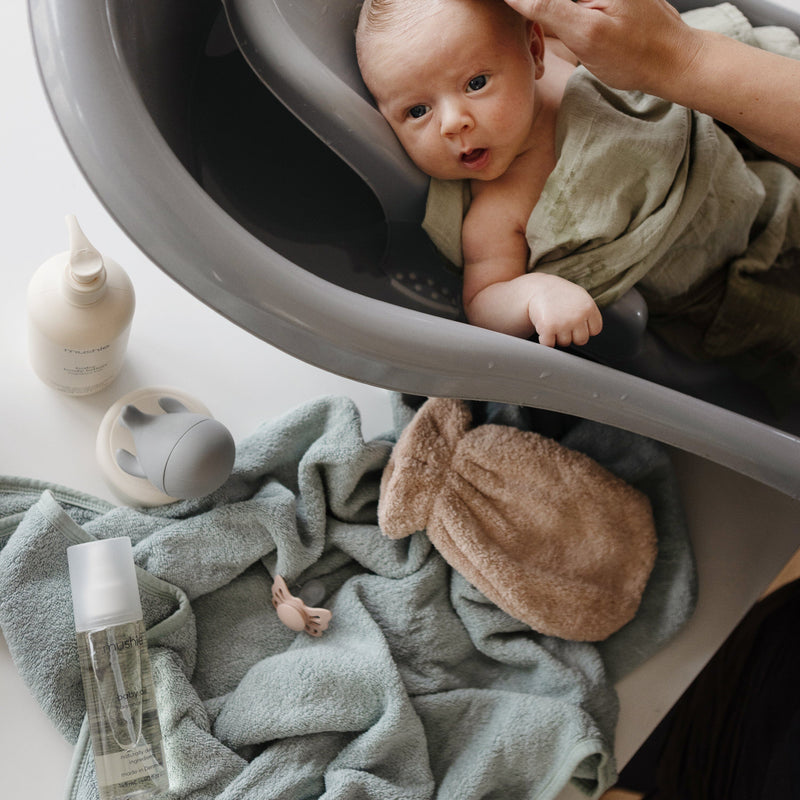 Mushie Organic Cotton Baby Hooded Towel