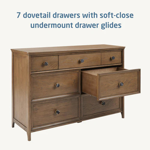 Maxi Cosi Quiet Luxury Double Dresser - Dolce Oak Stain