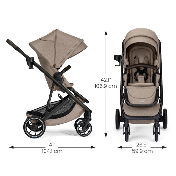 Britax Prism Full-Size Travel System With Willow S Infant Car Seat and Alpine Base- Strolleria