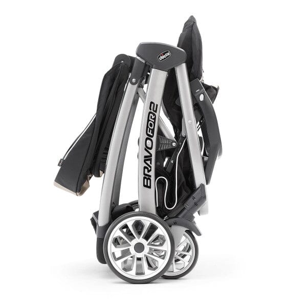 Chicco BravoFor2 Standing/Sitting Double Stroller - Iron- Strolleria