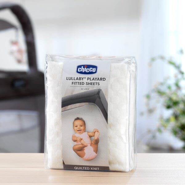 Chicco Lullaby Playard Sheet - Ivory- Strolleria