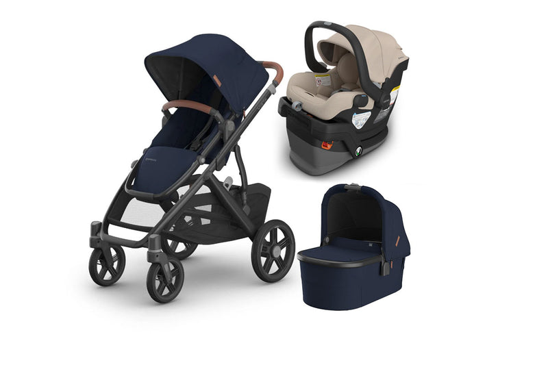 UPPAbaby Vista V3 From Birth Complete Travel System (Stroller + Mesa V3 Infant Car Seat + Bassinet V3)