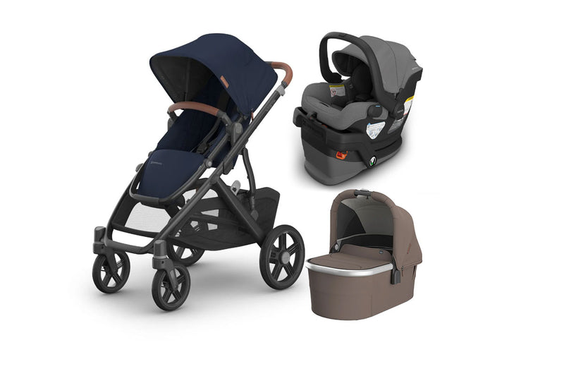 UPPAbaby Vista V3 From Birth Complete Travel System (Stroller + Mesa V3 Infant Car Seat + Bassinet V3)